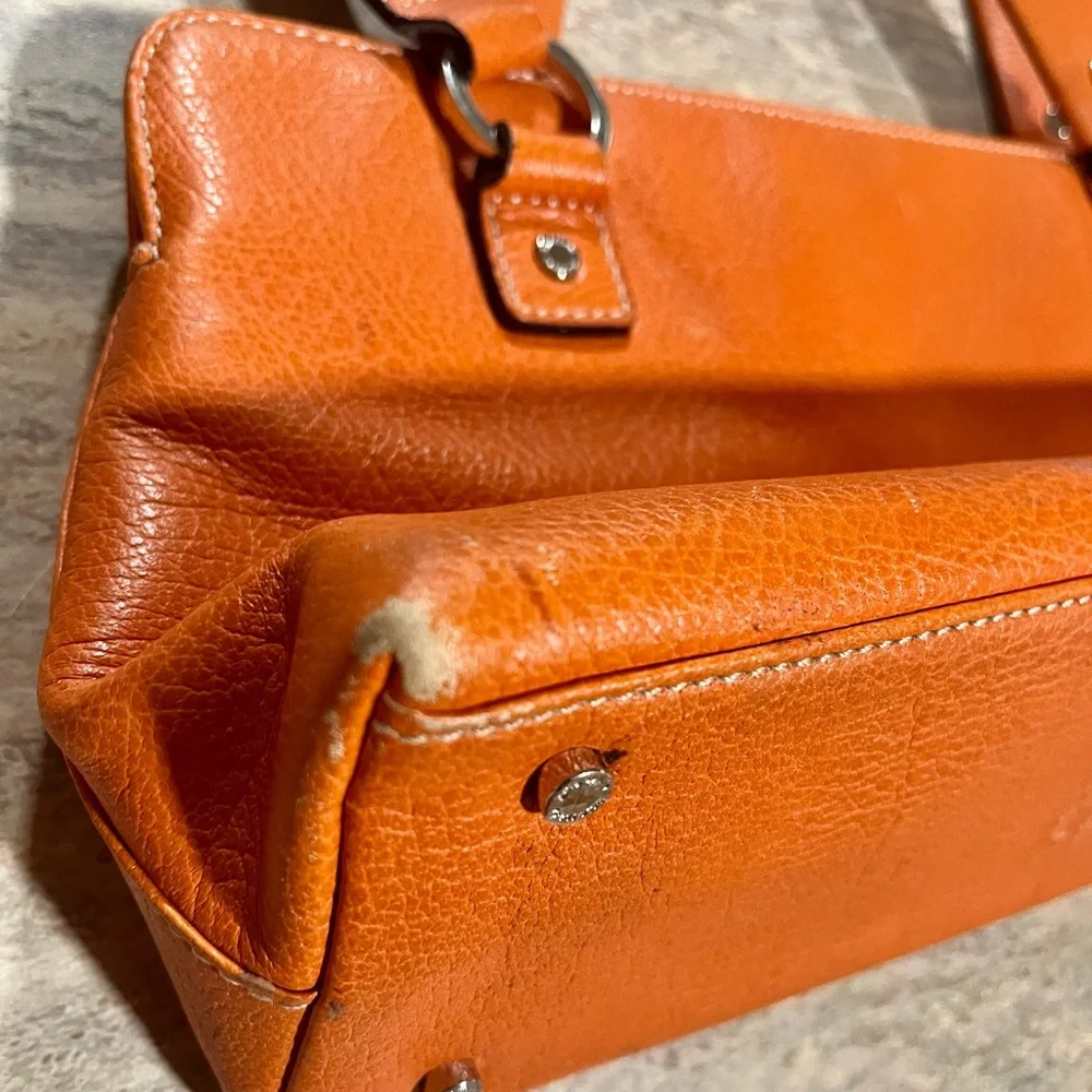 kate spade Orange Leather Satchel